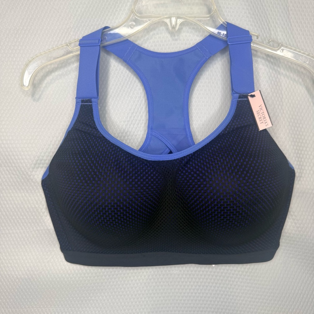 Victoria Sport Victorias Secret Black and Blue Sports Bra
